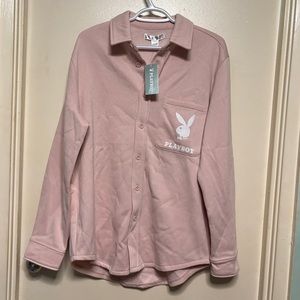 BNWT PLAYBOY LONG SLEEVE BUTTON UP SHIRT